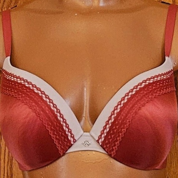 Victoria's Secret Very Sexy Push-Up Bra, Mauve and Gray, 34DD - Picture 1 of 3